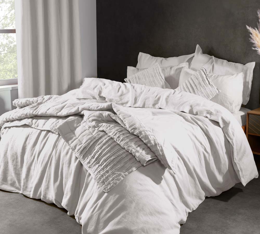 White Washed Duvet Cover